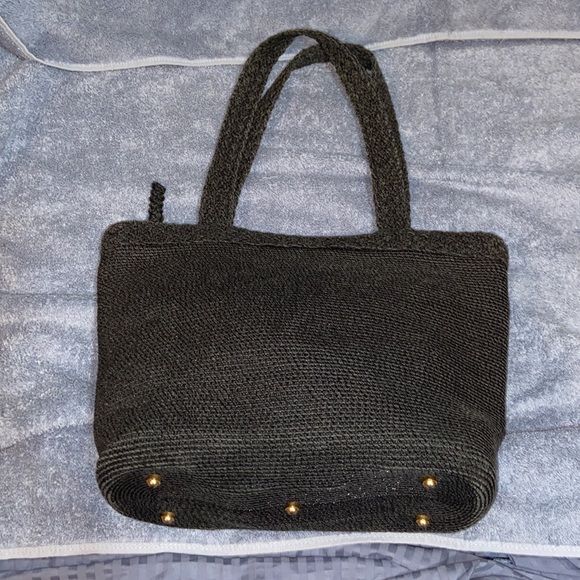 Eric Javits black woven shoulder bag - Picture 14 of 15